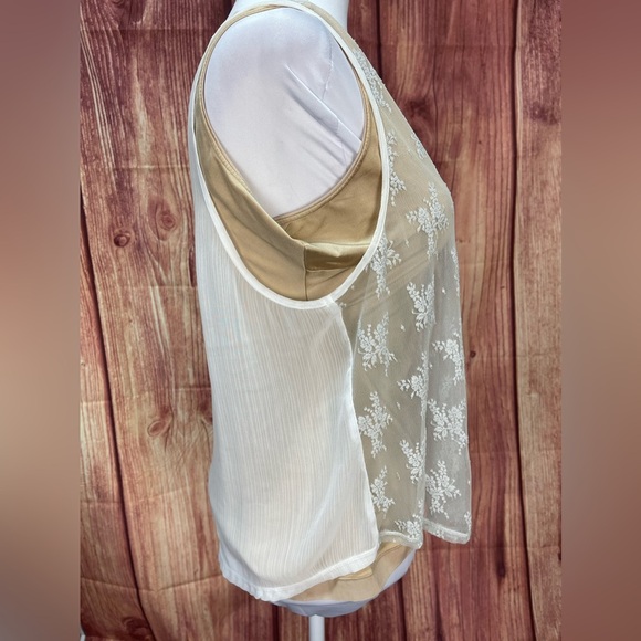 Abercrombie & Fitch sheer lace floral Tank top women’s size M - Picture 11 of 17